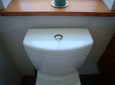 Water Saving dual flush toilet